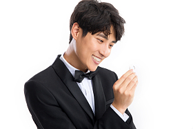 帅气的新郎图片