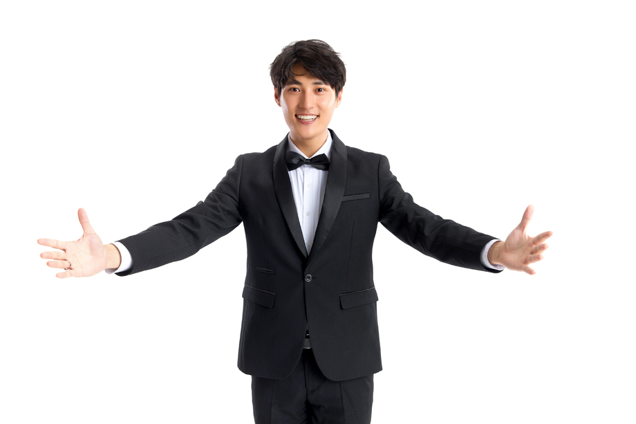 帅气的新郎图片