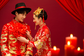 中式古典婚礼图片