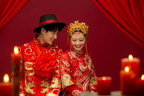 中式古典婚礼图片