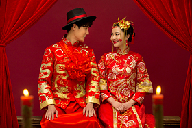 中式古典婚礼图片