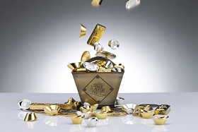 金子和银子照片