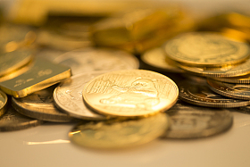 金币和金条图片