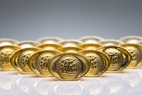 金元宝和银元宝图片