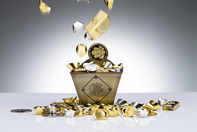 金子和银子图片