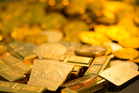 金币和金条图片