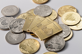 金币和金条图片