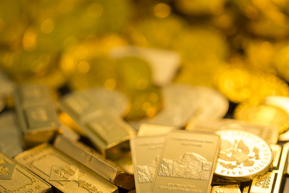 金币和金条图片 金币和金条图片