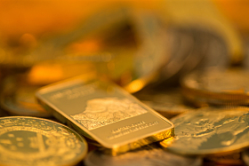 金币和金条图片