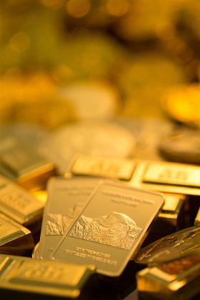 金币和金条图片