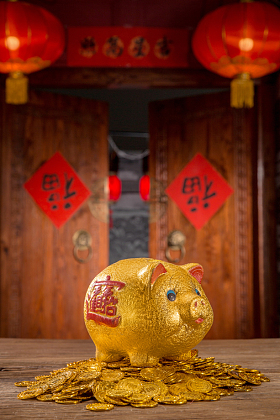 存钱罐和金