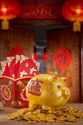 存钱罐和金