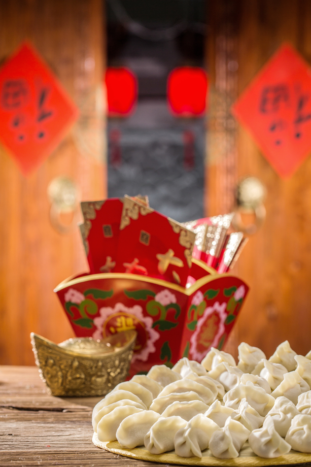 春节包饺子 春节包饺子