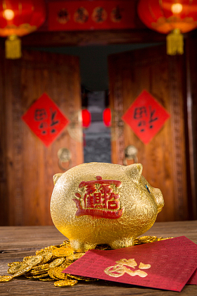 存钱罐和金