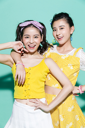 快乐的女闺蜜照片