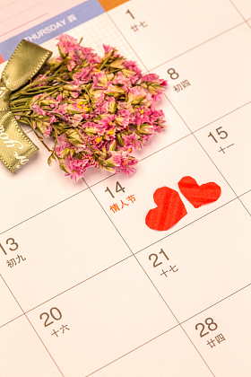 情人节静物图片