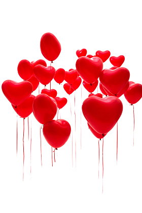 心型气球图片