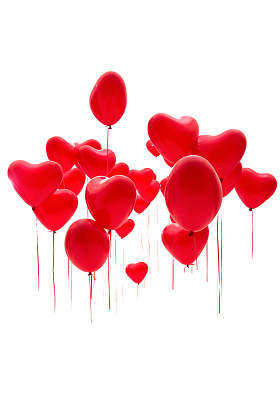 心型气球图片