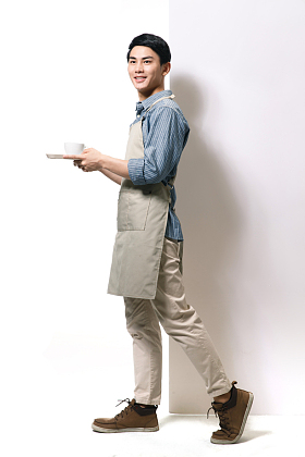 餐饮服务人员照片