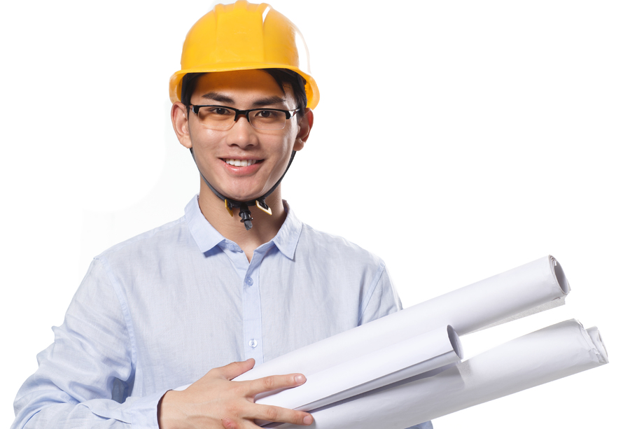 商务青年男人戴着安全帽图片 商务青年男人戴着安全帽图片