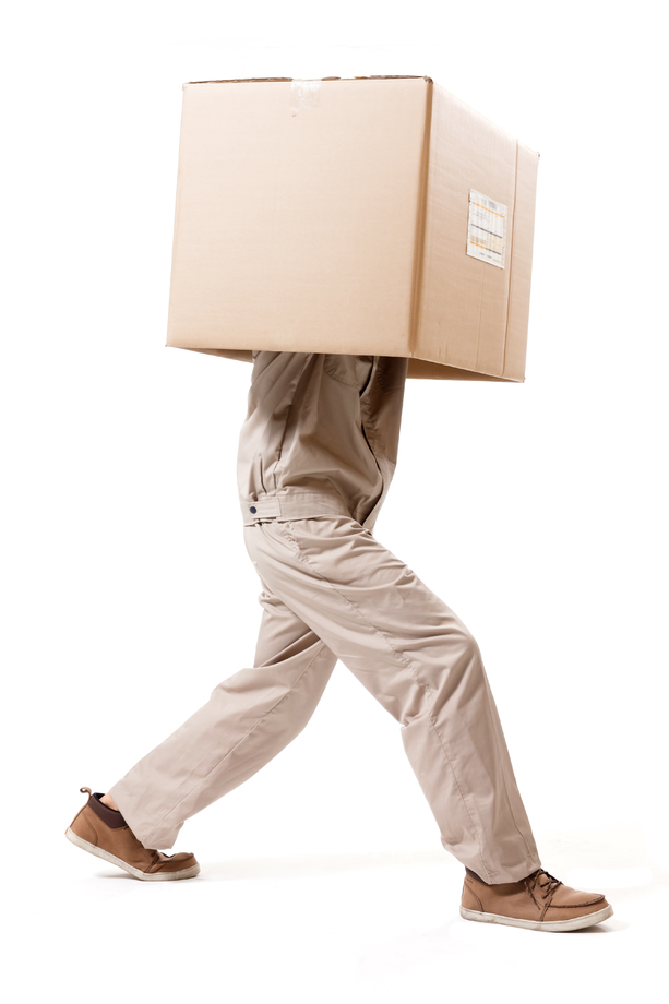 快递员在工作图片 快递员在工作图片