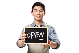 餐饮服务人员照片