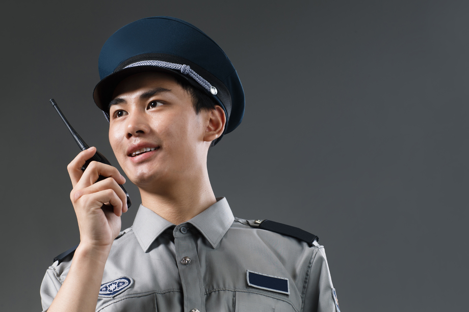 青年男保安 青年男保安