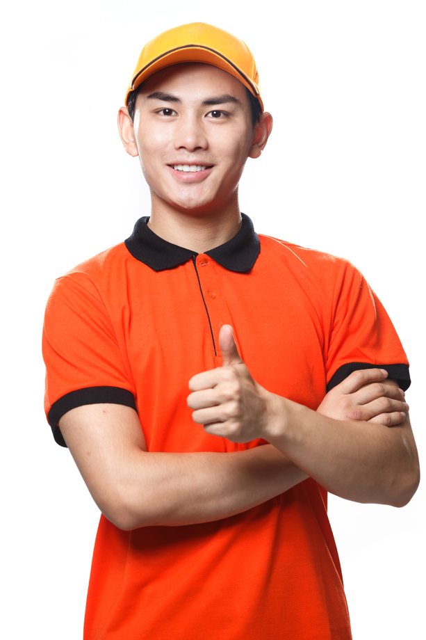 年轻的快递员 年轻的快递员