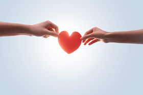 男人和女人手部特写照片