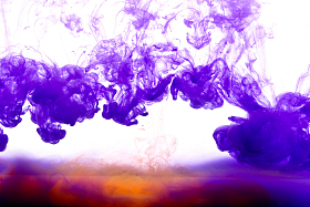 颜料在水中溶解