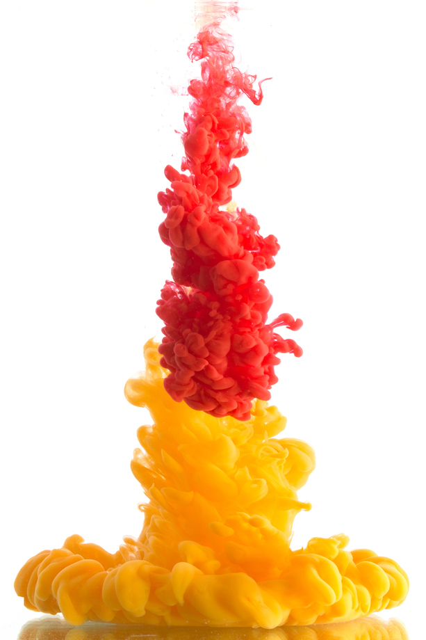 颜料在水中溶解照片 颜料在水中溶解照片