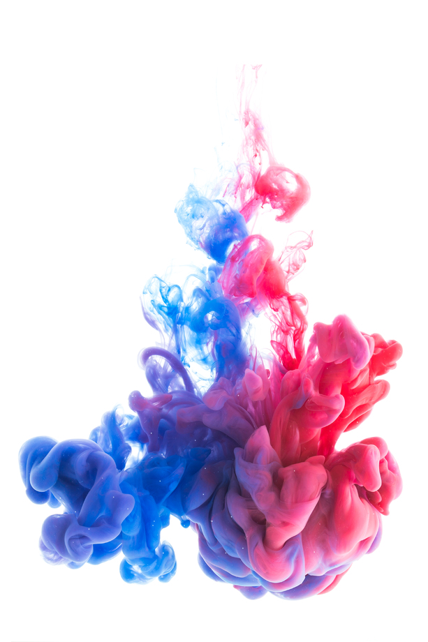 颜料在水中溶解照片 颜料在水中溶解照片