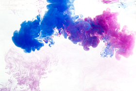 颜料在水中溶解