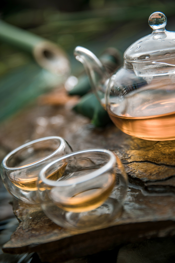 茶具和粽子图片