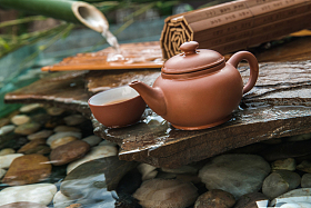茶壶和竹