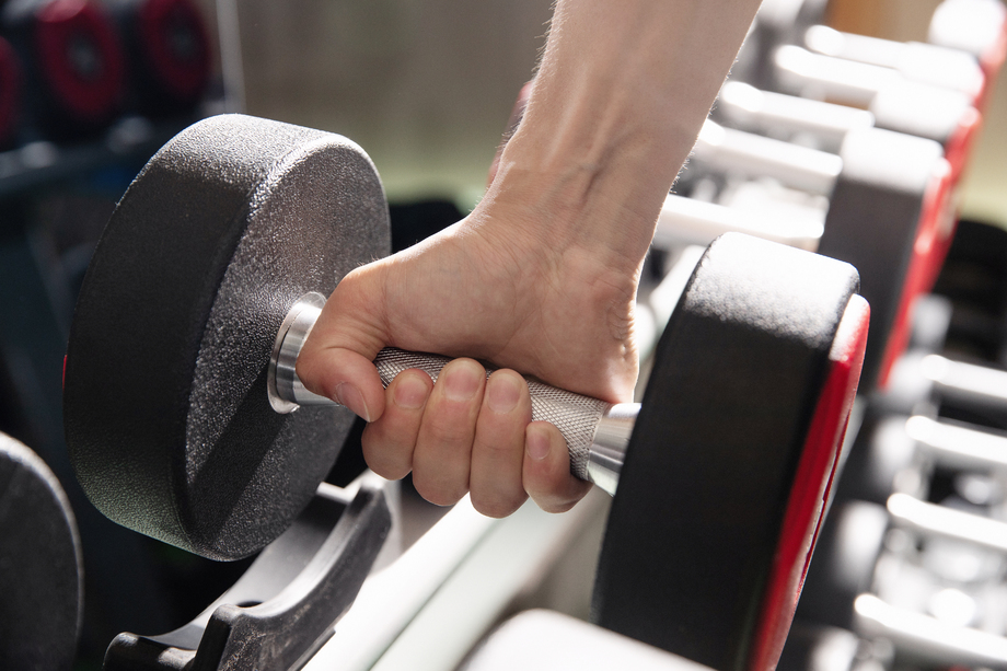 健身房哑铃 健身房哑铃