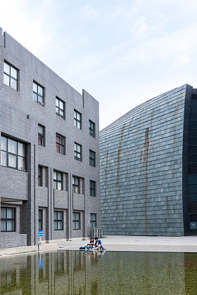 大学生在校园里学习图片