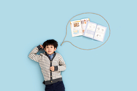 想学习的快乐男孩