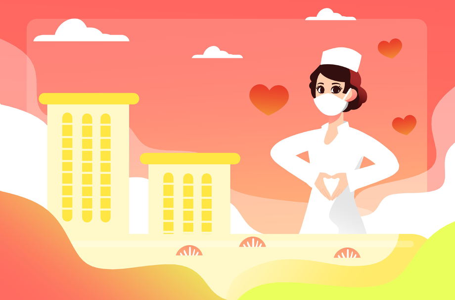 医务工作者插画 医务工作者插画