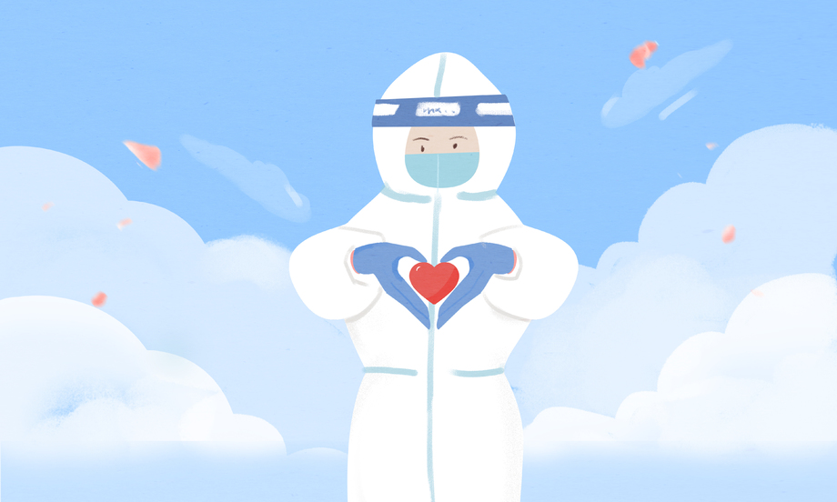 爱心医生插画 爱心医生插画