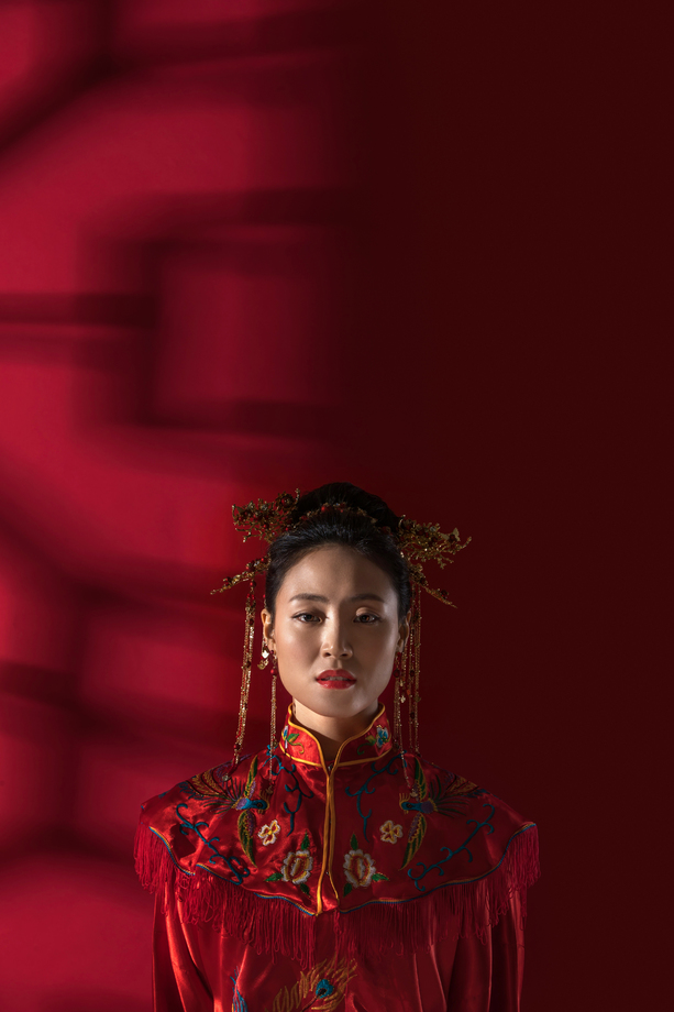 漂亮的中式新娘 漂亮的中式新娘