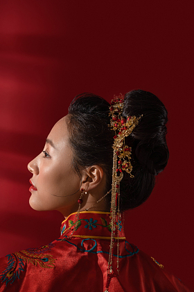 漂亮的中式新娘照片
