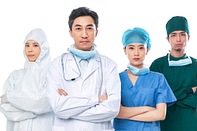 医务工作者团队肖像图片