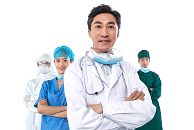 医务工作者团队肖像图片