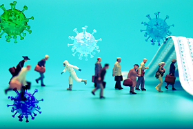 疫情中医务工作者和人群逆