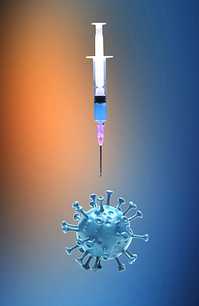注射器和病毒