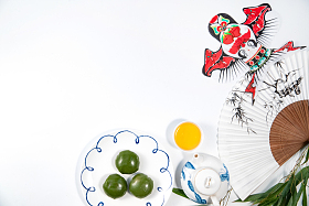 青团和中国传统文化工艺品图片