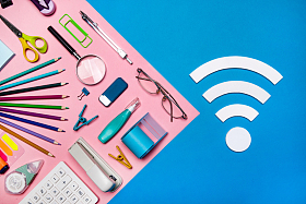 办公用品和信号符号