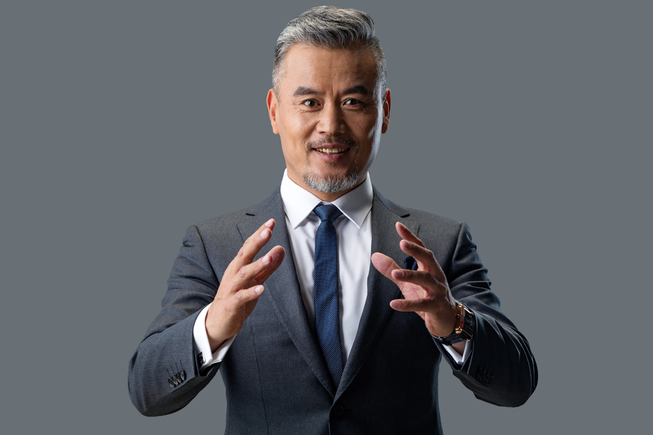 自信的商务中老年男士 自信的商务中老年男士