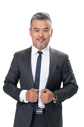 成功中老年商务男士肖像